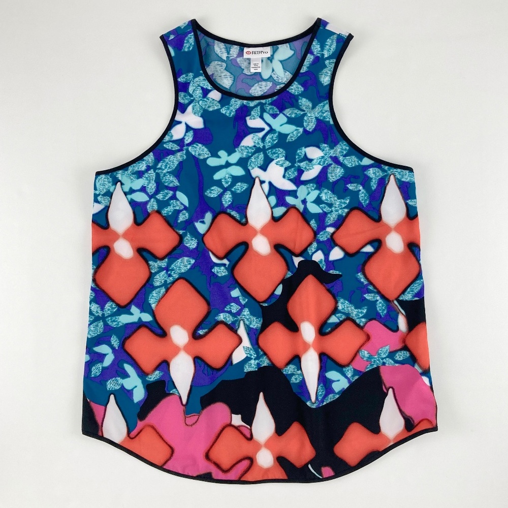 Peter Pilotto Target Iris Floral Medium Tank Top